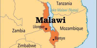 Mapa Malawi lilongwe